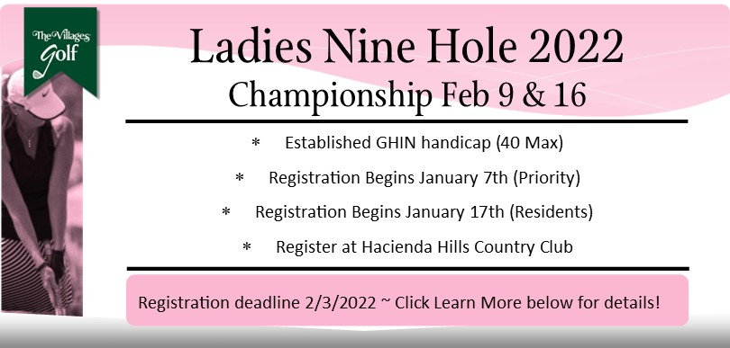 9 hole Ladies Championship
